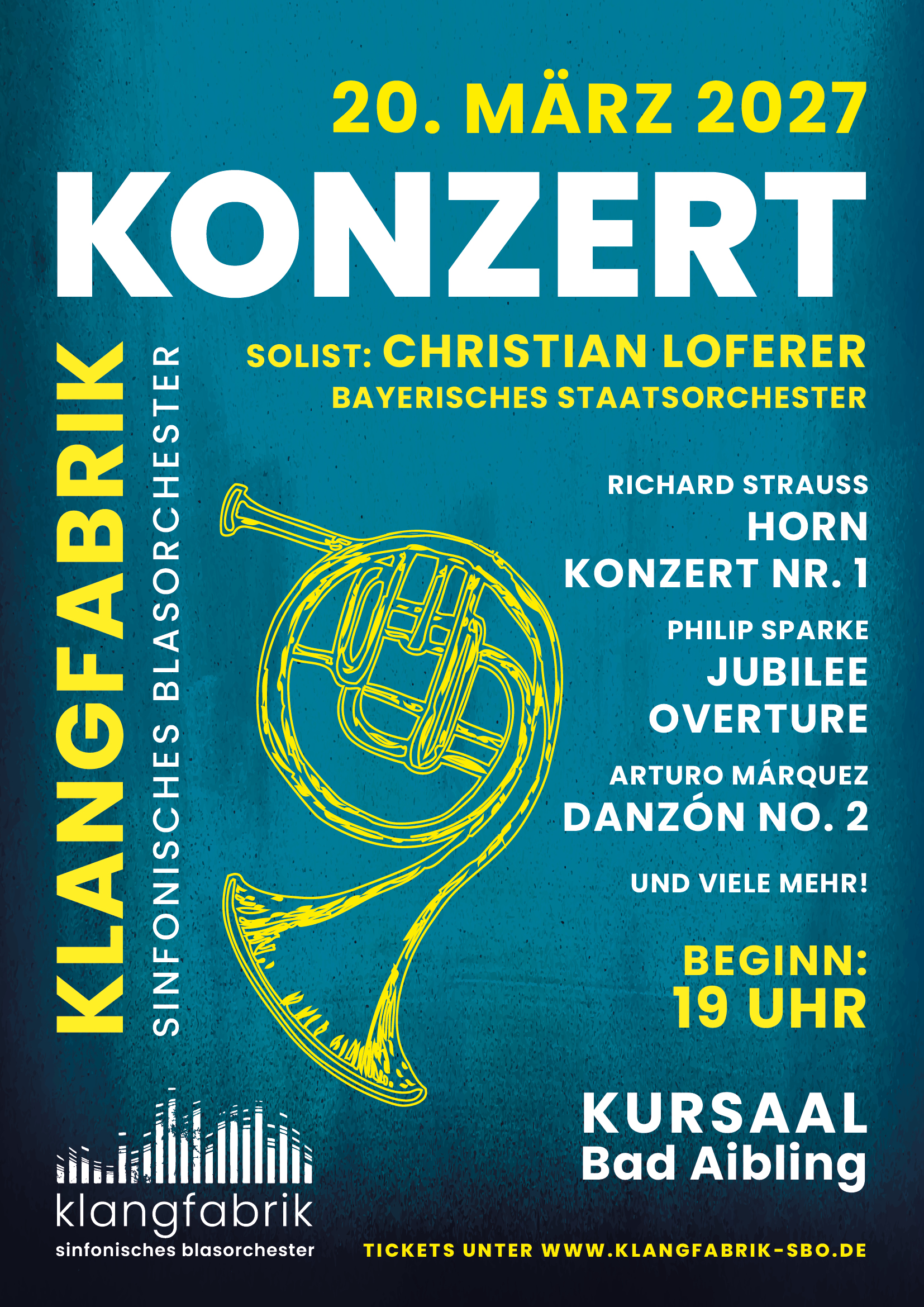 Klangfabrik Konzert 20. März 2027